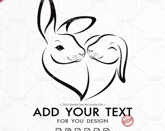 Rabbit SVG, Rabbit Png, Cut File Rabbit for Cricut, Bunny Vector. Rabbit Clipart Design. Rabbit Clipart, Animals Svg, Bunny Svg. Cnc Router.