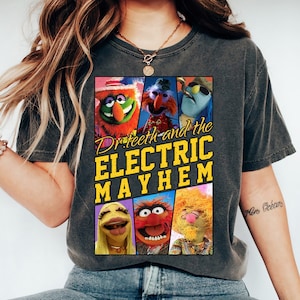 Retro Disney The Muppets Dr.teeth and The Electric Mayhem Shirt, Retro Shirt, Disneyland Matching Tee Trip Unisex Adult T-shirt Kid T-shirt