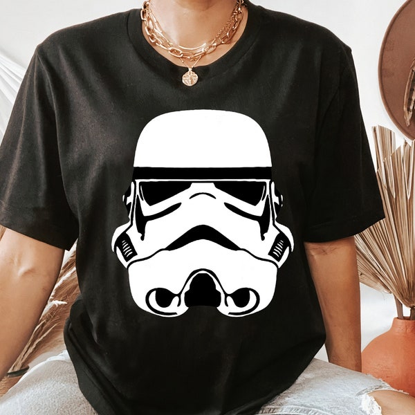 Star Wars Stormtrooper Classic Helmet Retro T-Shirt, Star Wars Shirt, Disneyland Vacation Trip Unisex Adult T-shirt Kid T-shirt
