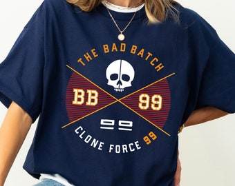Star Wars The Bad Batch BB 99 Logo T-Shirt, Vintage Star Wars Shirt, Magic Kingdom, Disneyland Family Matching Shirt, WDW Trip Gift