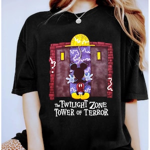 Disney Halloween Mickey Mouse The Twilight Zone Tower Of Terror Shirt, Mickey Halloween Shirt, Trick Or Treat, Disneyland Halloween Shirt