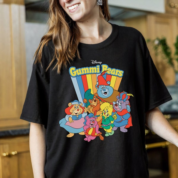 Disney Adventures of the Gummi Bears Retro T-Shirt, Magic Kingdom Family Matching Tee Disneyland Trip Unisex Adult T-shirt Kid T-shirt