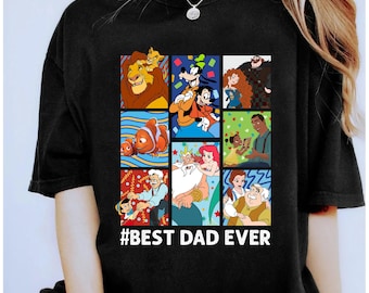 Disney Bästa pappa någonsin T-shirt, Disney pappaskjorta, matchande pappaskjortor, far och son-outfit, Disneyland familj matchande t-shirt