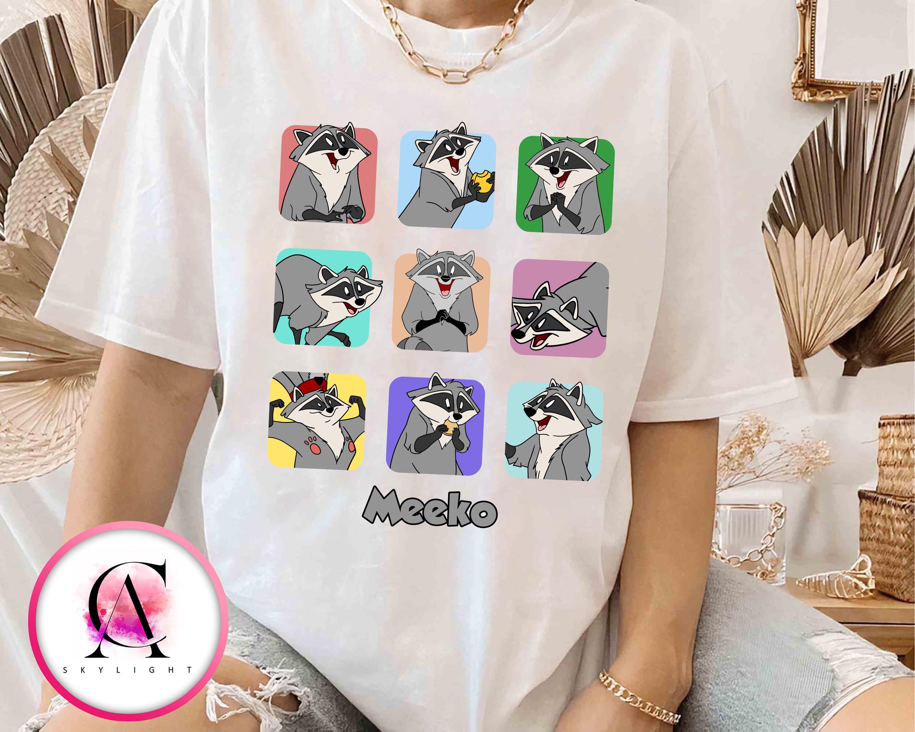 ディズニー ポカホンタス ミーコ エモーション グラフィック Tシャツ