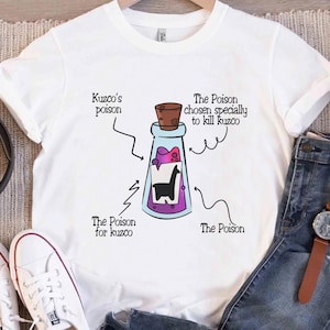 Disney The Poison For Kuzco Shirt Yzma&#39;s Extract of Llama Shirt, The Emperor&#39;s New Groove Villains Shirt, Disneyland Family Matching Tee