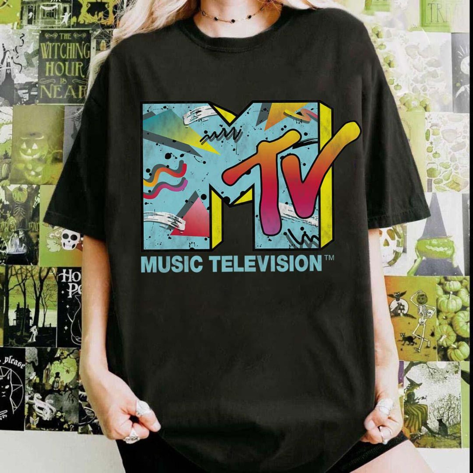 Music Television Classic MTV Logo 80s Print Design Shirt, Retro 80s MTV ...