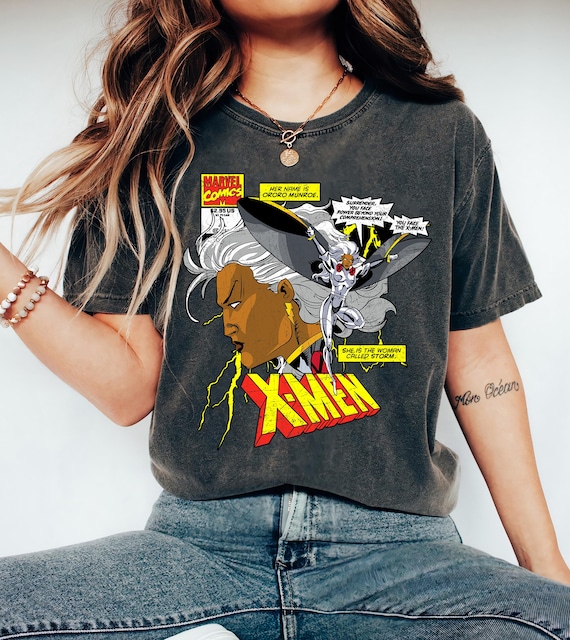 Marvel X Men La mujer llamada Storm Mutant Comic Camiseta Camisa de superheroe Marvel Camisa de la serie Marvel Camiseta unisex para adultos Camiseta para ninos Etsy Mexico