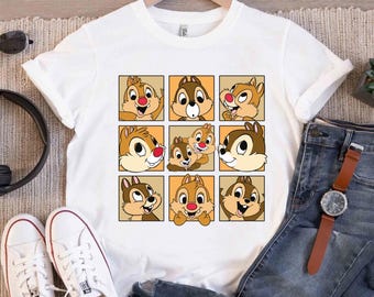 Retro 90s Disney Chip N Dale Double Trouble Shirt, Disney Rescue Ranger Matching Shirt, Disneyland Family Matching Tee, Animal Kingdom