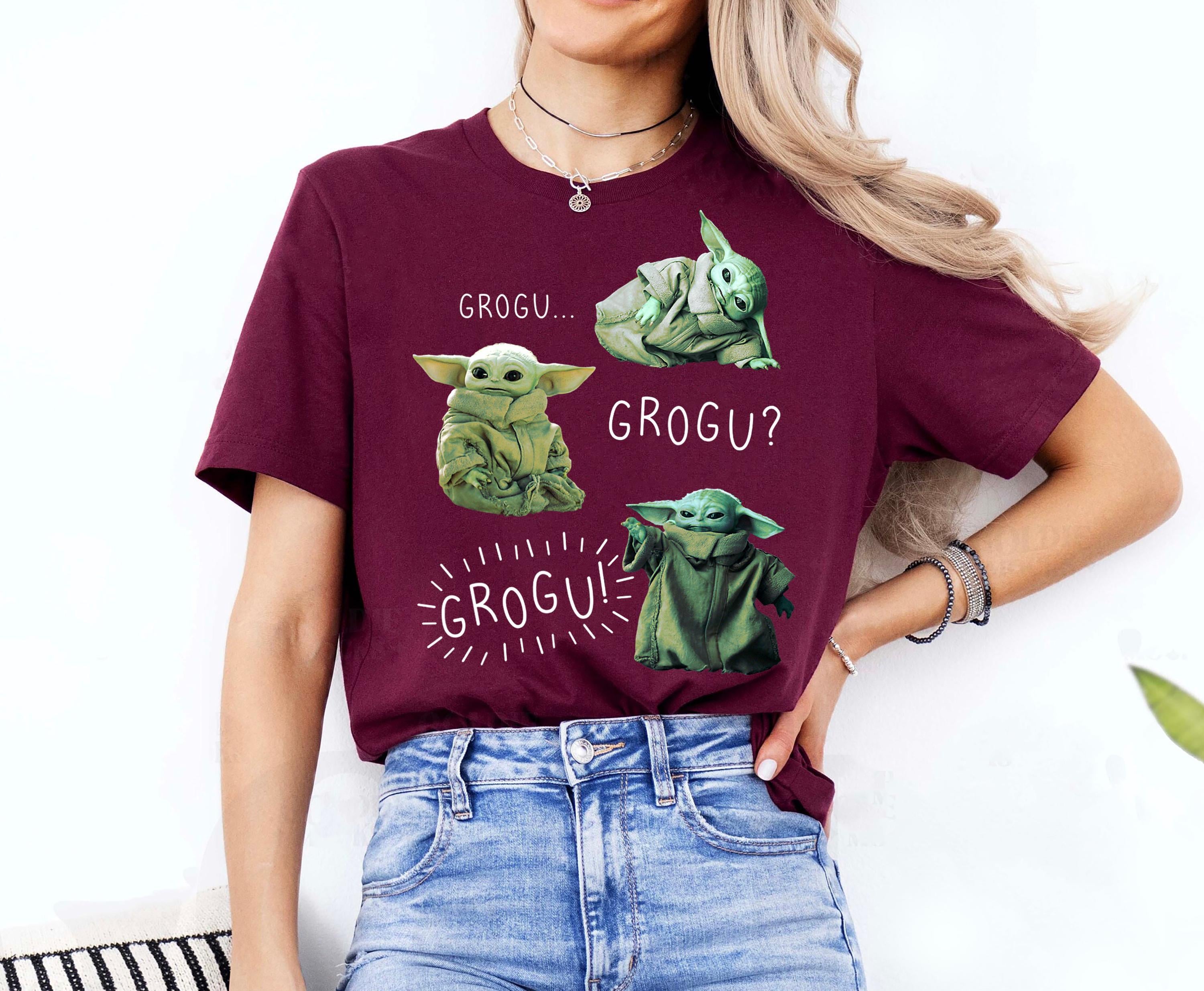 Star Wars the Mandalorian Grogu Grogu Grogu Baby Yoda T-shirt