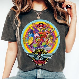 Retro Disney The Muppets Dr. Teeth and The Electric Mayhem Badge Shirt, The Muppets Music Band Shirt, Disneyland Family Trip Matching Shirt
