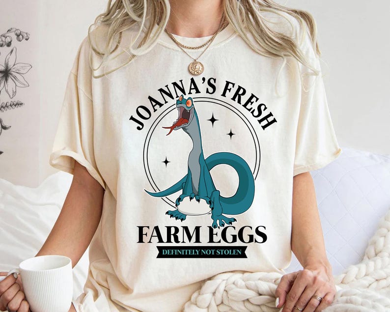 Koszulka Disney Joanna Rescuers Down Under, Koszulka Joanna's Fresh Farm Eggs, Koszulka rodzinna Disneyland, Koszulka Disneyland Animal Kingdom zdjęcie 4