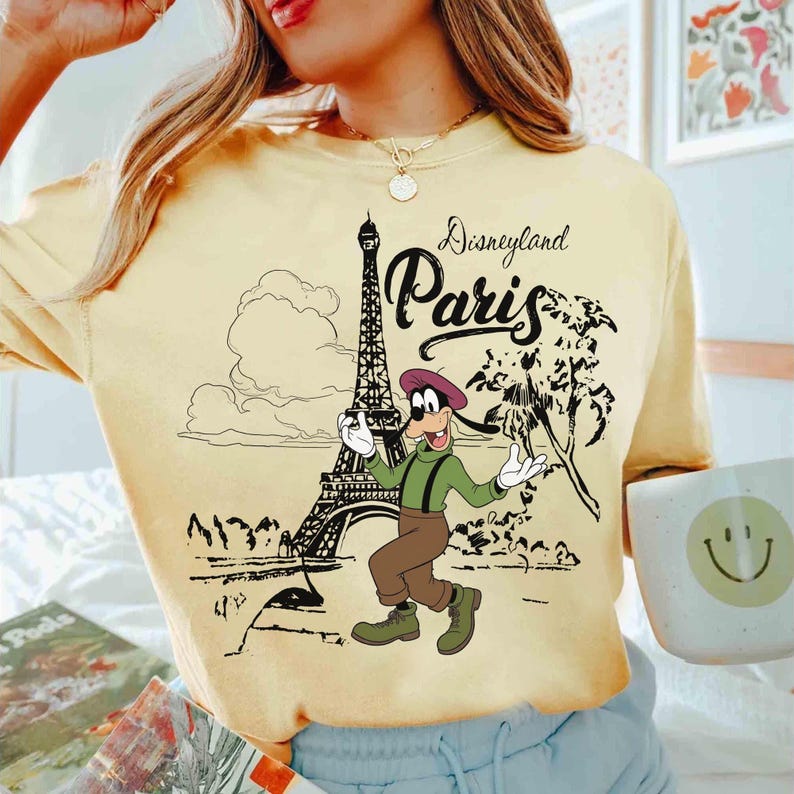 Disneyland Paris Musse Pigg och vänner-tröja, Walt Disney World-resa-tröja, Disneyland Paris familjeresa-tröja, Disney flickkläder bild 3