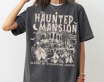 Vintage Comfort Colors Haunted Mansion Shirt,Stretching Room Shirt,Haunted Mansion 1969 Shirt,Disney Halloween Welcome Foolish Mortals Shirt