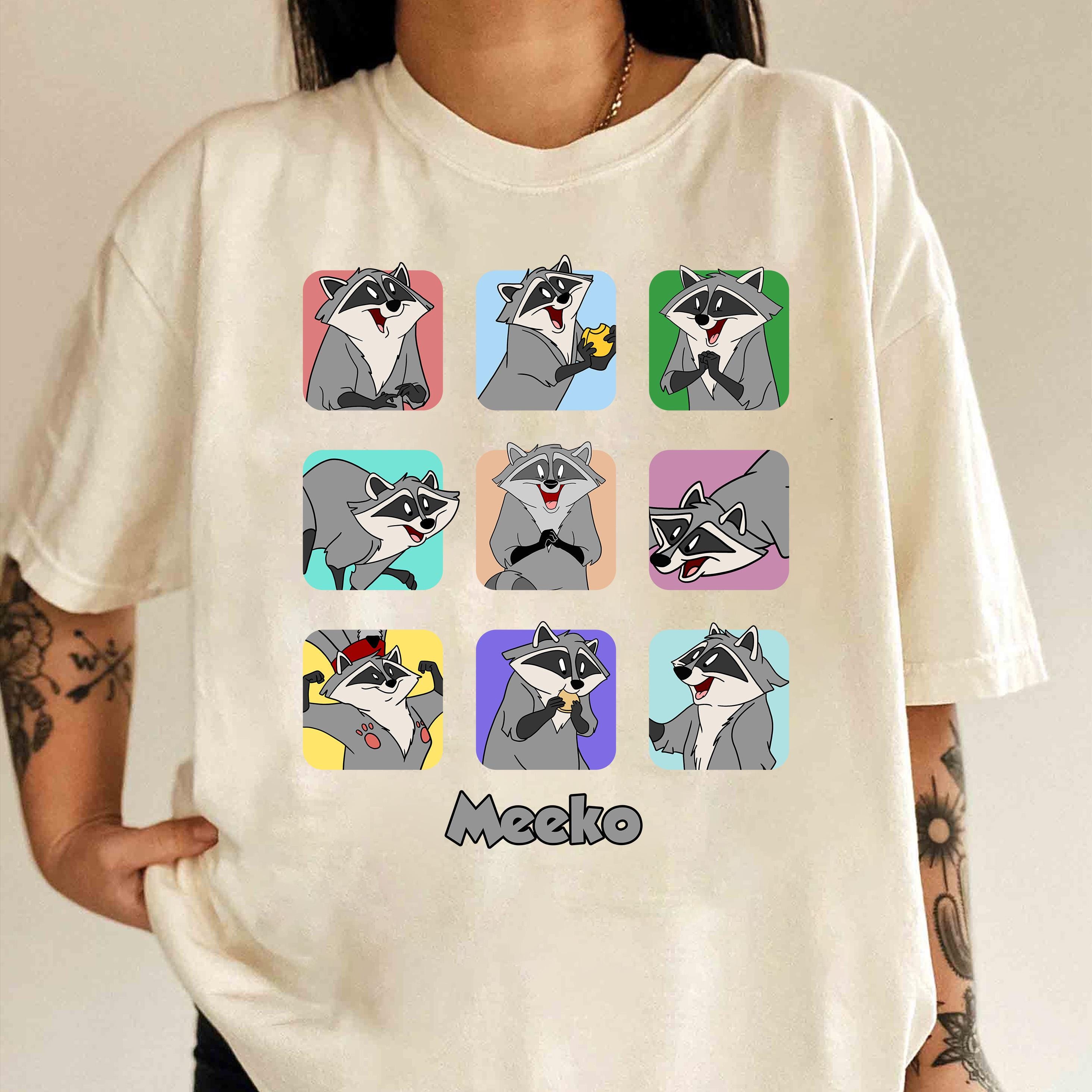 ディズニー ポカホンタス ミーコ エモーション グラフィック Tシャツ