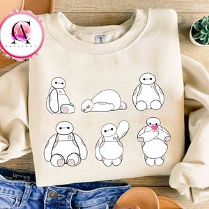 Disney Big Hero Baymax Cute Pose Shirt, Cute Baymax Shirt, Disneyland Family Matching Shirt, Animal Kingdom Shirt, WDW Shirt