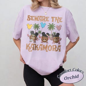 Disney Moana Kakamora Coconut Comfort Colors Shirt, Beware Of The Kakamora Shirt, Magic Kingdom, Disneyland Trip Family Matching Tee image 2
