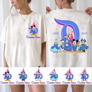 ディズニーランド　70周年　シャツ ディズニーランドリゾート 70周年 ベースボールシャツ XL