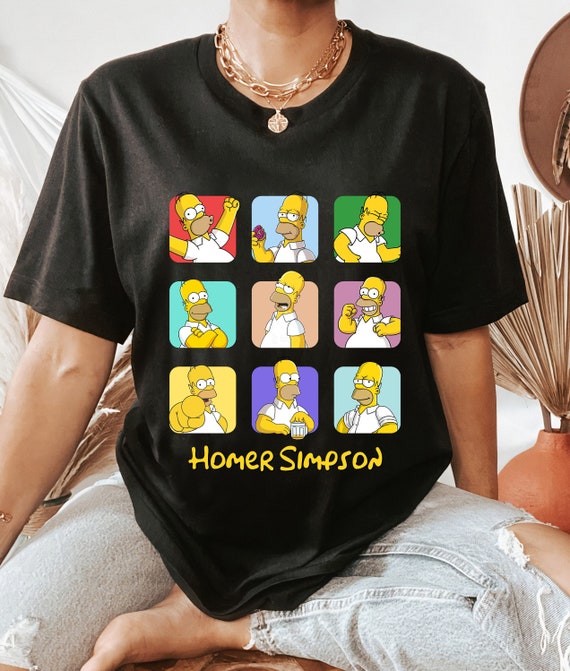 The Simpsons Homer Simpson Mood Shirt Homer Simpson Shirt - Etsy UK