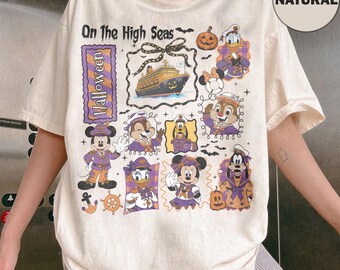 Camiseta Coquette Bow Mickey and Friends Halloween on the High Seas Disney Cruise, Férias de Cruzeiro em Família para o Halloween 2026, Viagem de Cruzeiro de Halloween