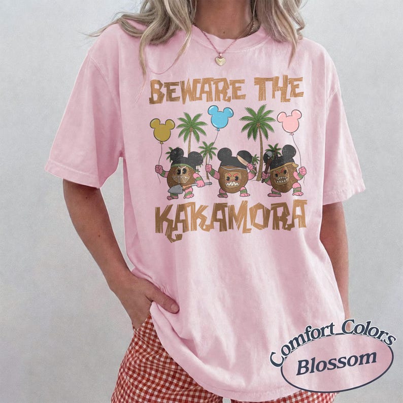 Disney Moana Kakamora Coconut Comfort Colors Shirt, Beware Of The Kakamora Shirt, Magic Kingdom, Disneyland Trip Family Matching Tee image 6