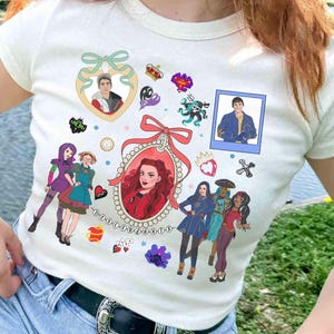 Disney Coquette Bow Bracelets Descendants Bad Girls Have More Fun Shirt, Disney Uma Evil Mal Audrey Shirt, Disney World Family Matching Tee