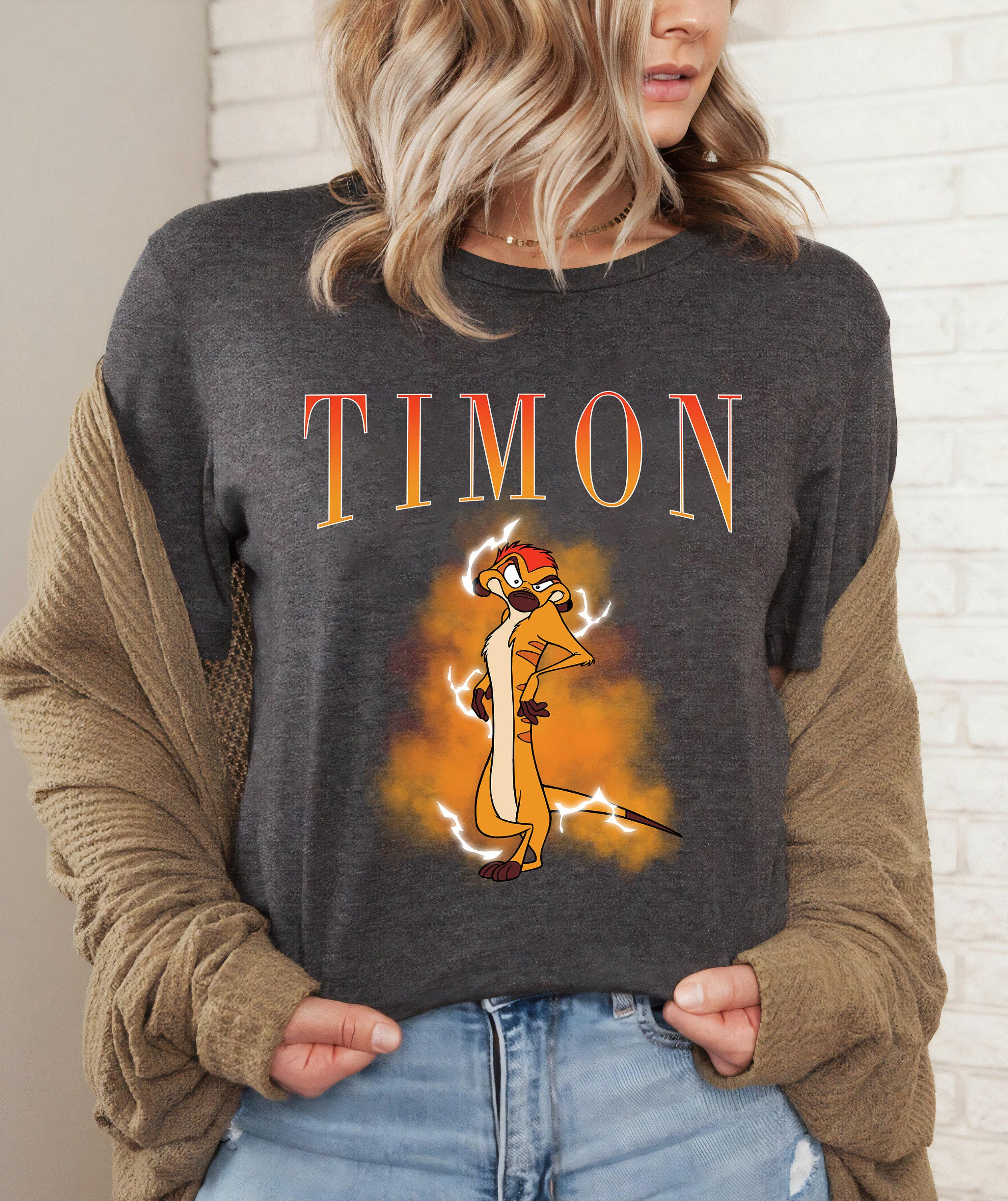 Retro Disney Pumbaa and Timon 90s Portrait T-shirt, the Lion King 