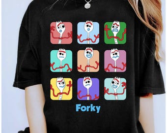 Disney Toy Story Forky Emotions Shirt, Forky Moods Shirt, Disney World Disneyland Family Matching Tee, Animal Kingdom Shirts
