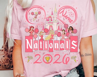 Personalized Disney UCA All Star Nationals 2026 Shirt, Princess Disney WDW Cheerleading And Dance Championships Cheerleader Cheer Mom Shirt