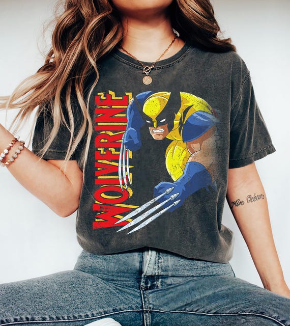 Marvel X-men Wolverine 90s Animated Series T-shirt, Marvel