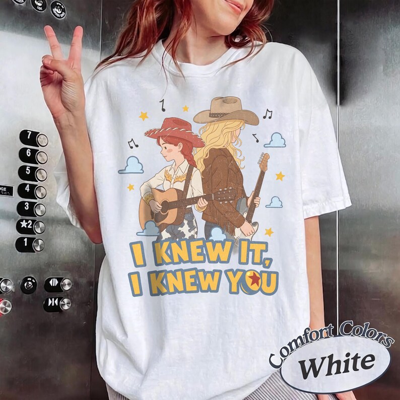 Vintage Disney Pixar Tay Story Comfort Colors Shirt, I Knew It I Knew You Shirt, Disney Jessie Cowgirl Like Me Shirt, Western Country Shirt image 3
