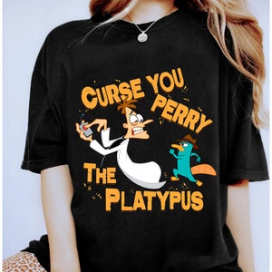 Disney Phineas and Ferb Curse You T-shirt, chemise Magic Kingdom, t-shirt familial assorti, cadeau voyage Disneyland, Magic Kingdom, voyage WDW Epcot