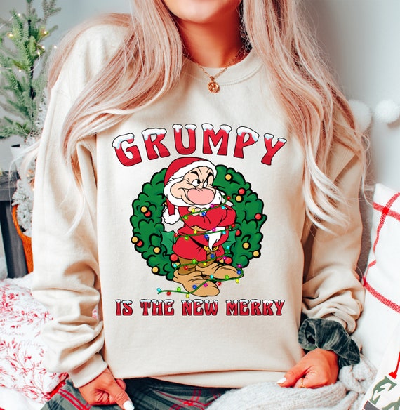 Ugly Sweater. Funny Is This Jolly Enough Shirt Grumpy Dwarf. T-Shirt Ugly Sweater. Funny Is This Jolly Enough Shirt Grumpy Dwarf. T-Shirt