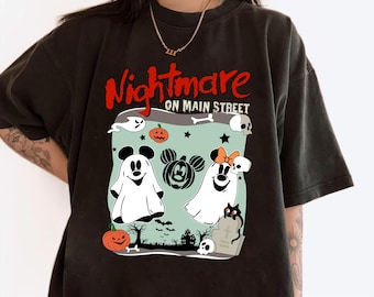 Disney Nightmare On The Main Street Shirt, Mickey Minnie Ghost Halloween Shirt, Mickey's Not So Scary Party, Disney Halloween Party 2026