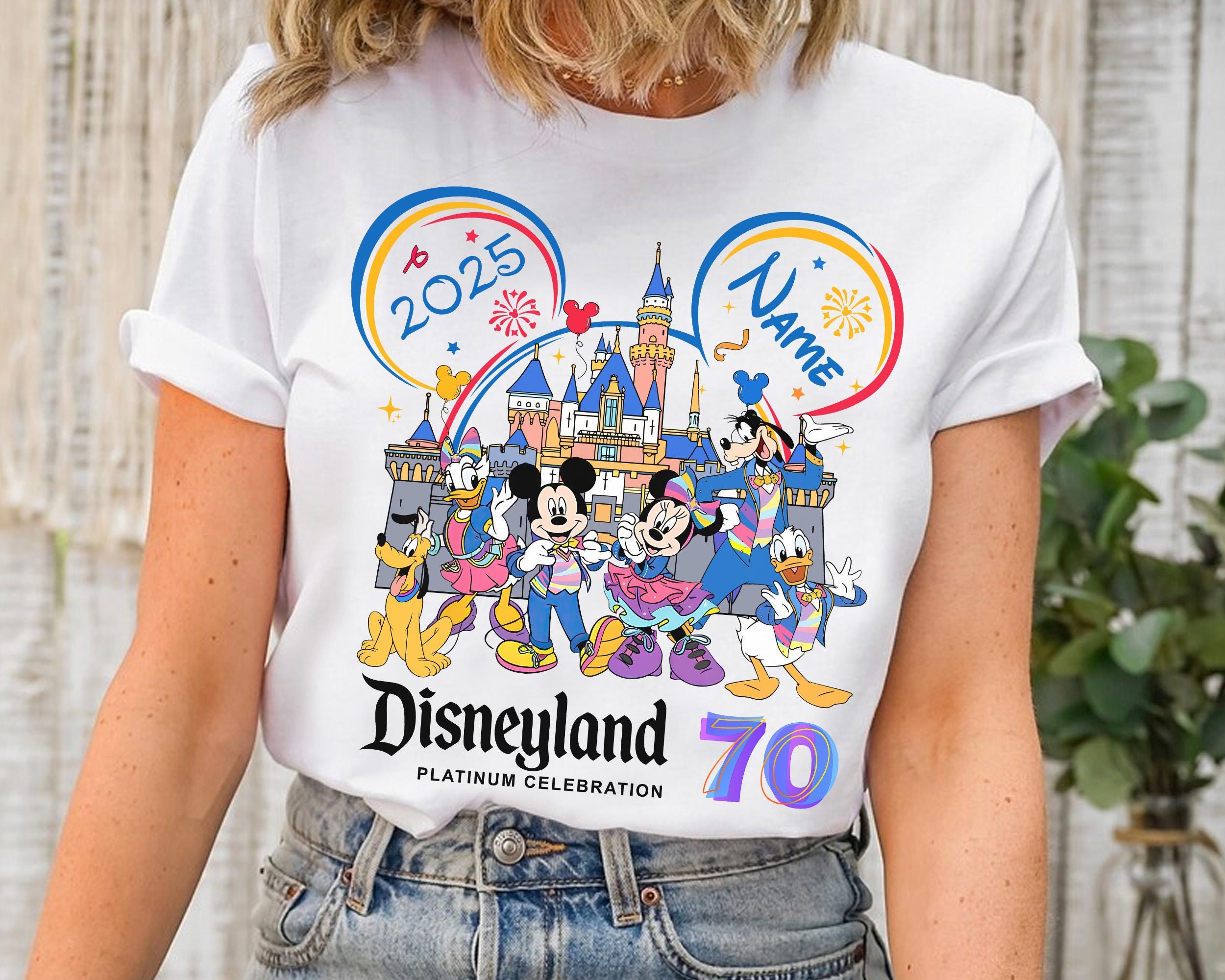 Disneyland 70th anniversary shirt - Etsy 日本