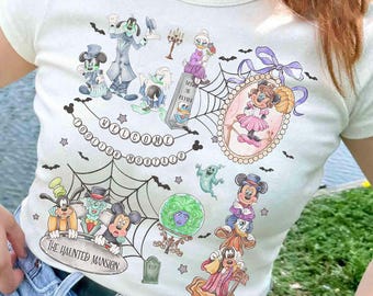 Disney Mickey and Friends Haunted Mansion Halloween Shirt, Mickey and Friends Foolish Mortal Shirt, Mickey's Not So Scary Halloween 2026 Tee