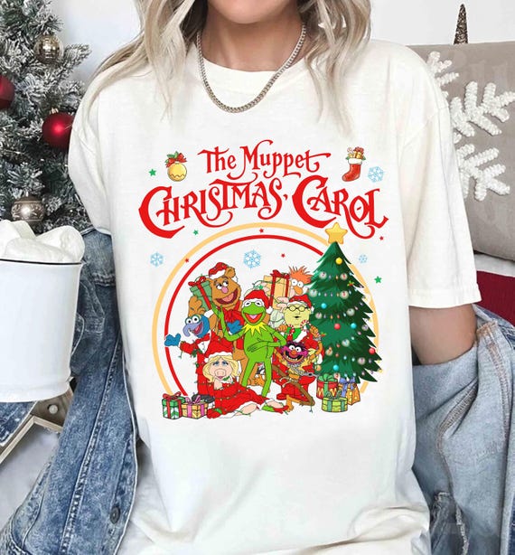Maglietta Unisex The Muppet Christmas Carol – Regalo Originale In Cotone