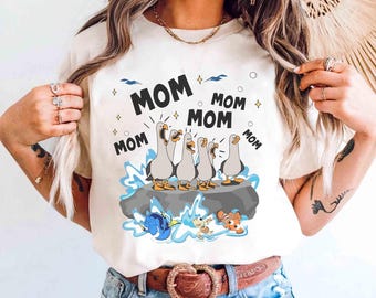 Disney Seagulls Mom Shirt, Disney Finding Nemo Seagulls Mine, Mother's Day Disney Mom Shirt, Mother's Day Gift, Disneyland Family Party Gift