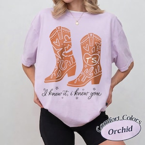 Retro Toy Story Western Cowgirl Boots I Knew It I Knew You Shirt, Disney Pixar Toy Story Comfort Colors Shirt, Disneyland Family Trip Tee image 5