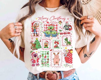 Disney Pixar Toy Story Christmas Lights Shirt, Toy Story Land Holiday Tee, Pixar Pier Christmas Trip Shirt, Cute Disney Park Season Gift