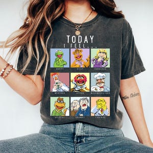 Disney The Muppets Today I Fell Box Up T-shirt, Magic Kingdom Disneyland familievakantie cadeau Unisex volwassen T-shirt T-shirt voor kinderen