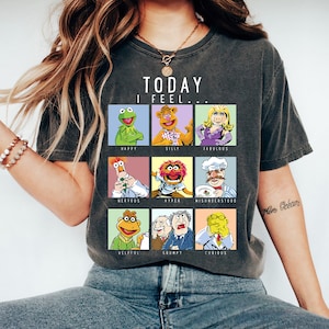 Disney The Muppets Today I Fell Box Up T-Shirt, Magic Kingdom Disneyland Family Vacation Gift Unisex Adulto T-shirt Bambino T-shirt