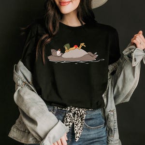 Disney The Jungle Book Mowgli and Baloo T-Shirt, Disneyland Family Vacation Gift Unisex Adult T-shirt Kid T-shirt Hoodie Sweatshirt image 3