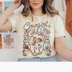Disney Vintage Funny Toy Story 5 TS Jessie Cowgirl Like Me Shirt, You've Got A Friend In Me, Disney Cowgirl Shirt, Western Country Shirt image 6