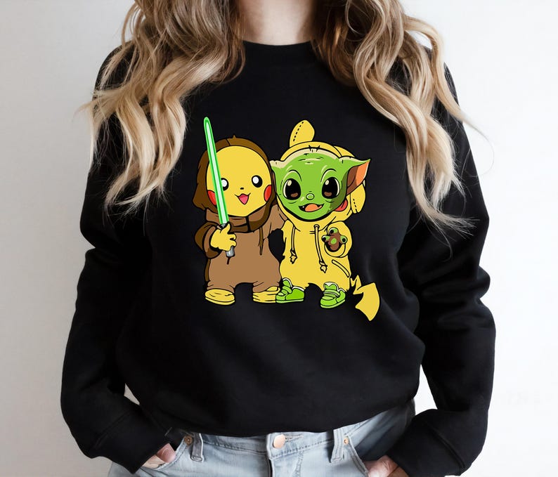 Star Wars Baby Yoda Shirt, süßes Baby Yoda Freunde Passendes Kostüm Shirt, Disneyland Familienurlaub Geschenk Unisex Erwachsene T-Shirt Kind T-Shirt Bild 2