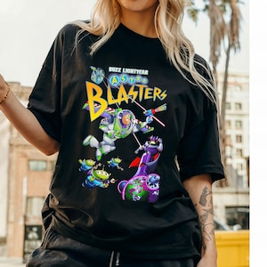 Disney Pixar Toy Story Buzz Lightyear's astro Blasters Shirt, Toy Story Land Shirt, Disneyland Family Vacation Gift, Magic Kingdom Shirt image 1