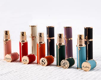 Perfume bottle for bridesmaid with name, custom travel perfume bottle, personalised perfume atomiser, unique useful bridal party gift ideas