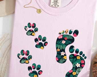 Never Walk Alone Paw Dog Flower Shirt Dog Friends Dog Lover - Gift for Dog Lovers - Funny Dog - Dog Lovers - Mother's Day