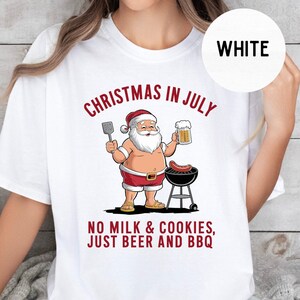 Comfort Colors® Christmas In July t-shirt, Christmas In Summer tshirt, Beach Christmas Tee, Xmas Vacation Tee, Summer Graphic shirt