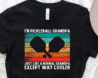 Maglietta da pickleball per giocatore di pickleball, maglietta da nonno da pickleball per moglie, regalo da pickleball, amante del pickleball, maglietta vintage da pickleball