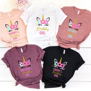 Brother Of The Birthday Girl T-Shirt Magic Unicorn Brother Of The Birthday Girl T-Shirt Magic Unicorn